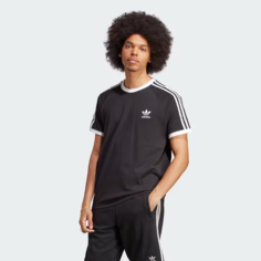 Футболка спортивная adidas Originals 3-Stripes Tee, размер XS, black