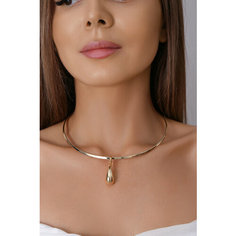 Колье BLV Jewerly, длина 42 см, золотистый