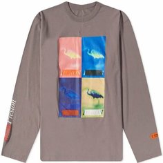 Лонгслив Heron Preston, размер XL, , коричневый