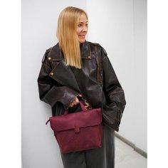 Сумка кросс-боди SHERWD, фактура гладкая, розовый