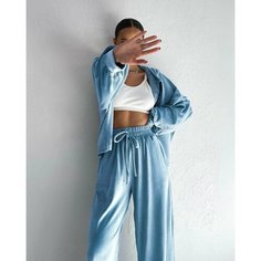 Костюм спортивный Only you, размер 42, голубой