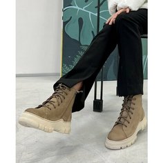 Ботинки берцы BURGERSCHUHE, размер 39, бежевый глянец