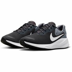 Кроссовки NIKE, размер 6.5, черный/серый