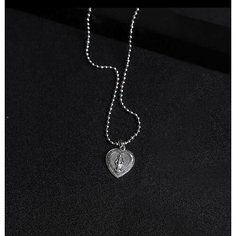 Колье, серебристый Нет бренда