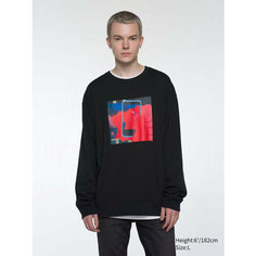 Свитшот Uniqlo KAWS + WARHOL, размер S, , black