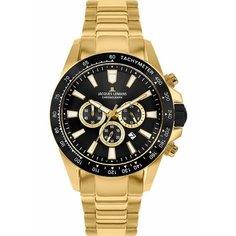 Наручные часы JACQUES LEMANS, золотой, черный