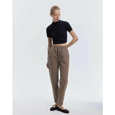 Джинсы зауженные Gloria Jeans, размер XS/164 (38-40), коричневый