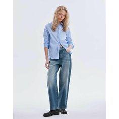 Джинсы широкие Gloria Jeans, размер 40/164, синий