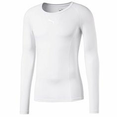 Термобелье верх PUMA LIGA Baselayer Tee, размер 152, белый