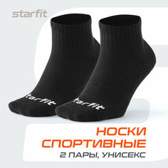 Носки Starfit, комплект, 2 пары, размер 35-38, черный