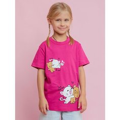 Футболка Batik, размер 92, фуксия Батик