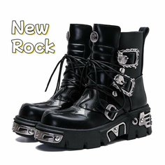 Ботинки New Rock, размер EUR44, черный