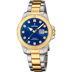 Наручные часы FESTINA Boyfriend, серебристо-золотистый