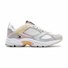 Кроссовки Tommy Jeans WMNS ARCHIVE MESH RUNNER, размер T37, серый/розовый/белый