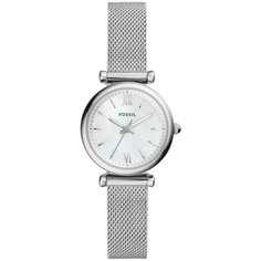 Наручные часы FOSSIL Carlie, белый/серебристый