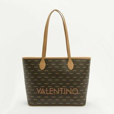 Сумка тоут Valentino, коричневый