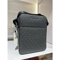 Сумка кросс-боди MICHAEL KORS, фактура зернистая, гладкая, black