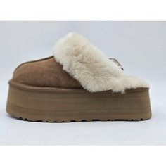 Угги UGG Funkette Suede Platform, размер 36 EU, chestnut