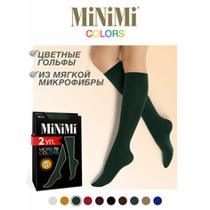 Гольфы MiNiMi MINIMI MICRO, комплект, 70 den, 2 пары, размер 0, verde foresta