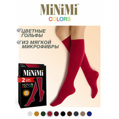 Гольфы MiNiMi MINIMI MICRO, комплект, 70 den, 2 пары, размер 0, Rosso Mosto