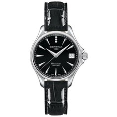 Наручные часы Certina DS Action Lady Diamonds, серебряный/черный
