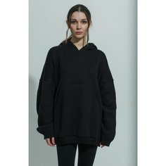 Худи LO KNIT, размер oversize, , черный, Черный