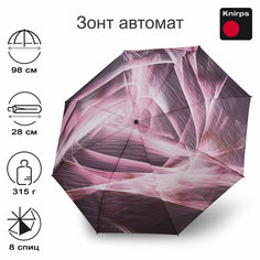 Мини-зонт Knirps, розовый, черный