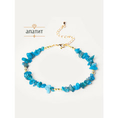 Браслет-нить BL Jewelry, апатит, 1 шт., размер 18 см, диаметр 5.7 см, синий