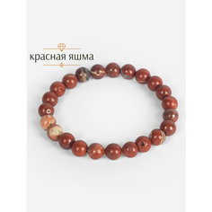 Жесткий браслет BL Jewelry, яшма, 1 шт., размер 21 см, диаметр 6.7 см, красный