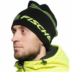 Шапка FISСHER для взрослых и детей, размер OneSize, черный