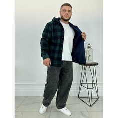 Рубашка , размер 4XL, зеленый Нет бренда
