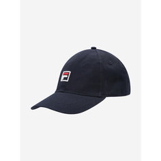 Бейсболка Fila для мужчин и женщин, размер one size, темно-синий