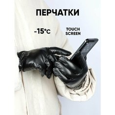 Перчатки RINREY для мужчин, размер 25, черный