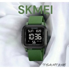 Наручные часы SKMEI, черный, зеленый