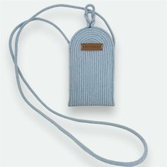 Сумка кросс-боди KNIT KNOT, фактура рельефная, светло-голубой