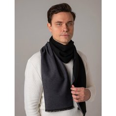 Шарф Lavantti мужская для мужчин,190х30 см, универсальный, черно-серый