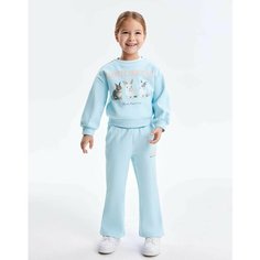 Брюки спортивные Gloria Jeans, размер 4-5л/110 (30), голубой