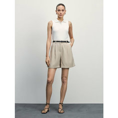 Бермуды Zarina, размер XS (RU 42)/170, кремовый/светлый беж