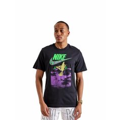 Футболка NIKE Футболка Nike Sportswear Brandriff In Air Tee, размер M, черный