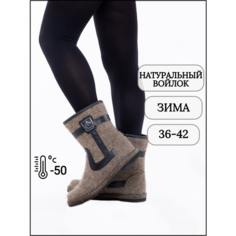 Валенки SKOR, размер 37, серый/черный