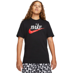 Футболка спортивная NIKE Futura 2, размер M, black