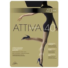 Колготки Omsa Attiva, 40 den, размер 6/3, черный