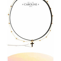 Чокер Caroline Jewelry, длина 30 см, золотой