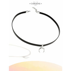 Чокер Caroline Jewelry, длина 30 см, серебряный