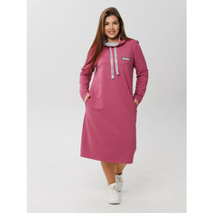 Платье Elena Tex П-120/1, размер 58, брусничный