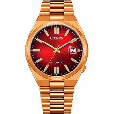 Наручные часы CITIZEN Automatic, бордовый, золотой