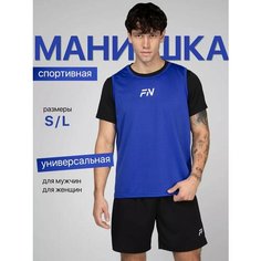 Майка спортивная FN манишка футбольная Shirt For Football майка мужская, размер S, cиний ФН
