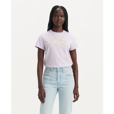 Футболка Levis Women The Perfect Tee, размер L, светло-фиолетовый Levis®