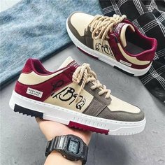 Кроссовки , размер 42, белый/желтый/красный Без бренда