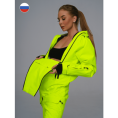 Комбинезон Горные лыжи и Сноуборд, размер 48-50/170-175, зеленый Без бренда